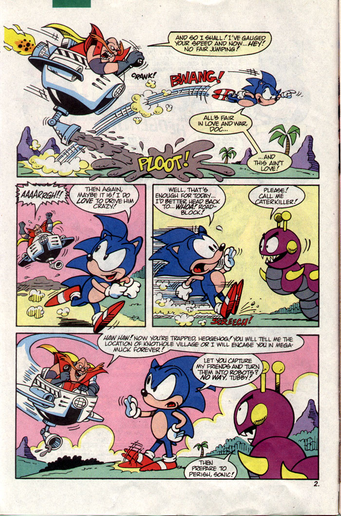 Sonic - Archie Adventure Series February 1993 Page 2